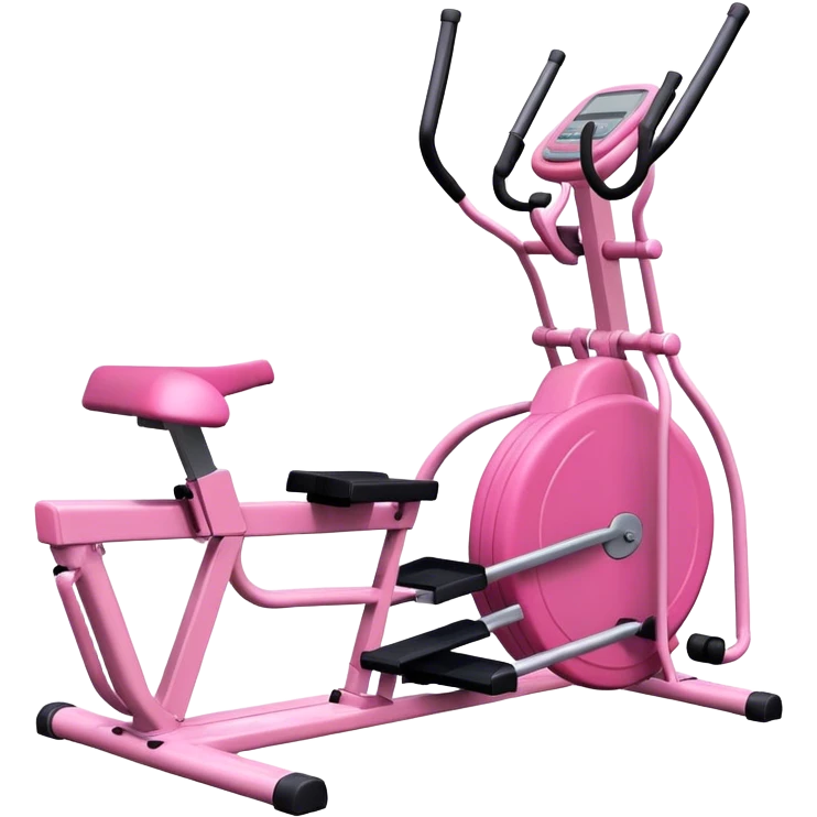 Pink gym emoji