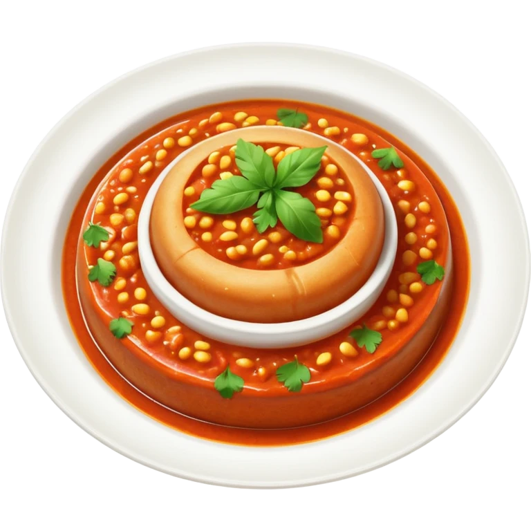 Steaming pav bhaji emoji