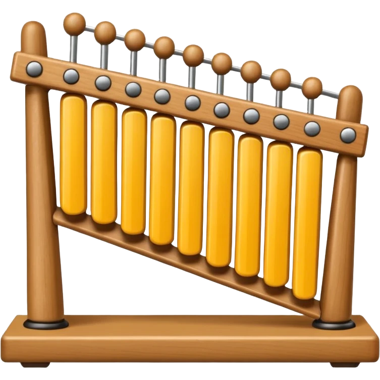 wooden glockenspiel instrument emoji