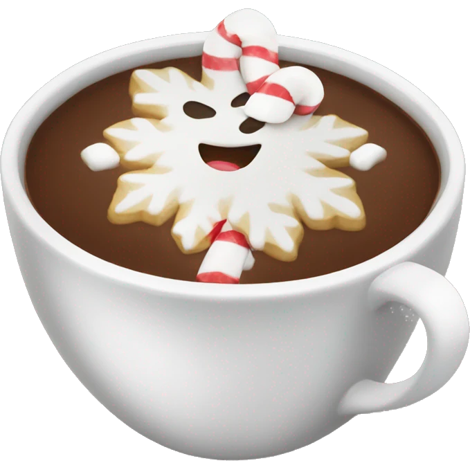 Christmas hot coco emoji