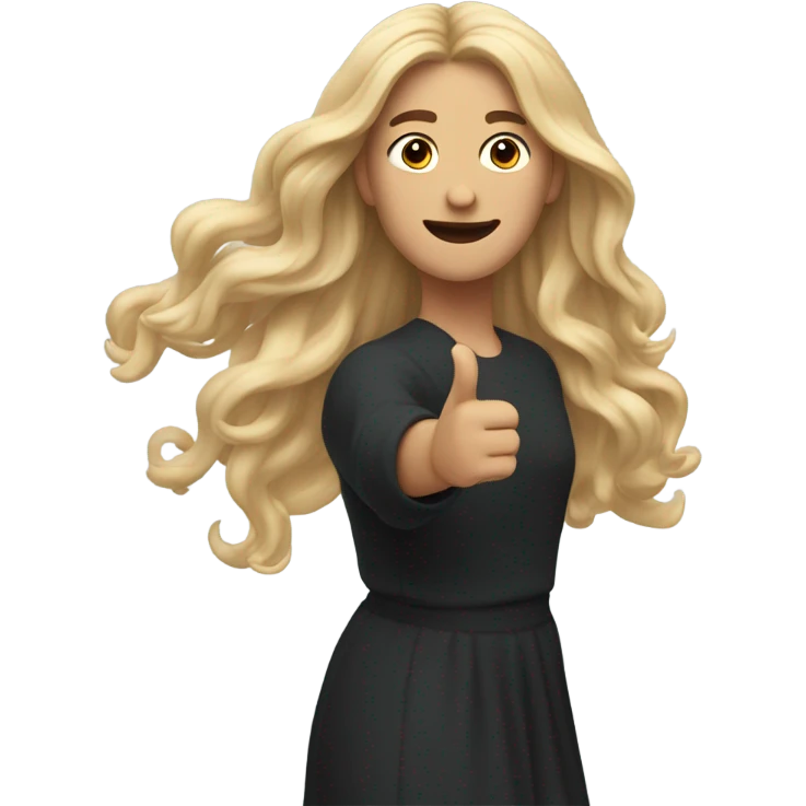 flicking hair back emoji