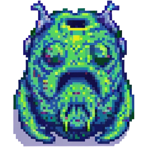 slime monster pixel art emoji
