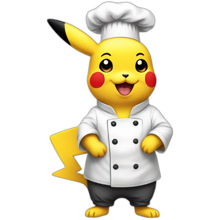 Chef pikachu emoji