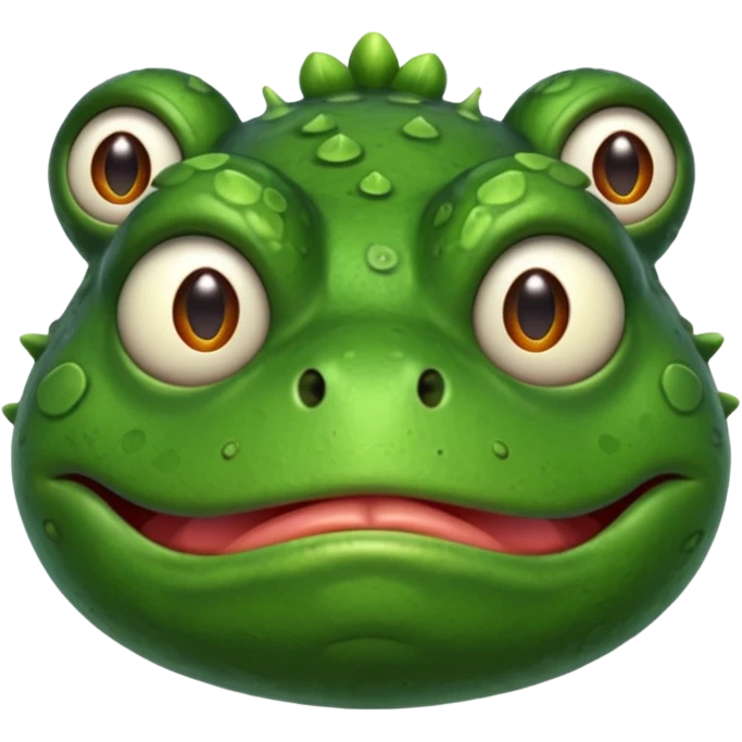 frog with troll face emoji