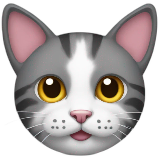 cat with socks on the tail emoji