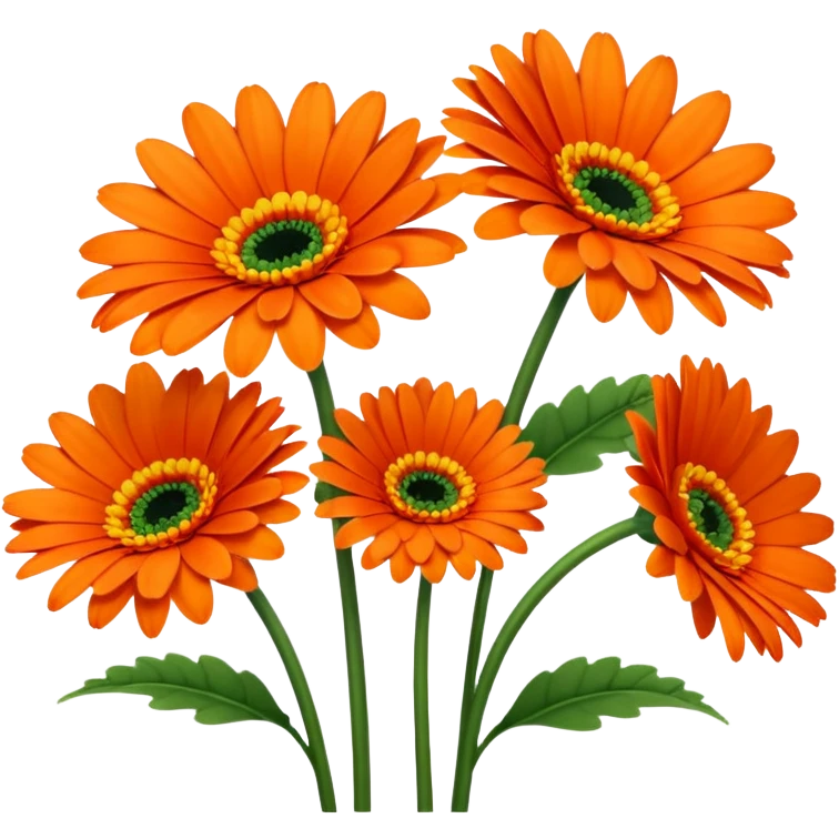 3 flower gerbera  emoji