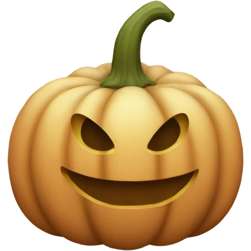Beige pumpkin  emoji