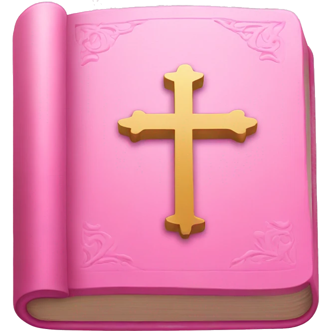 Pink Bible emoji