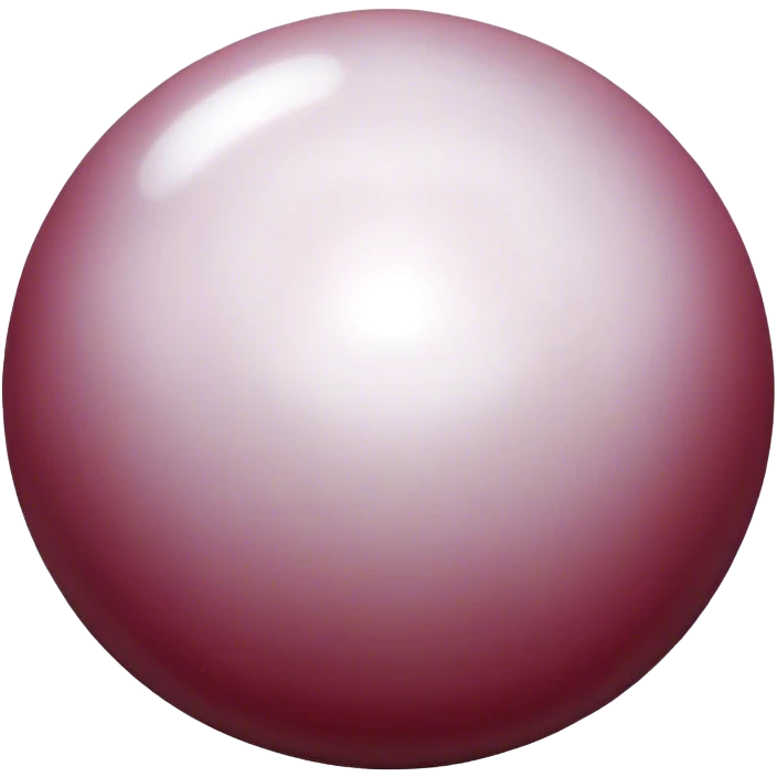 Pearl stone Burgundy emoji