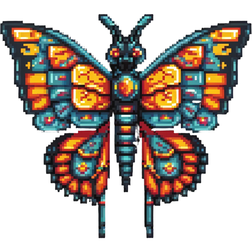 Teotihuacan butterfly deity emoji