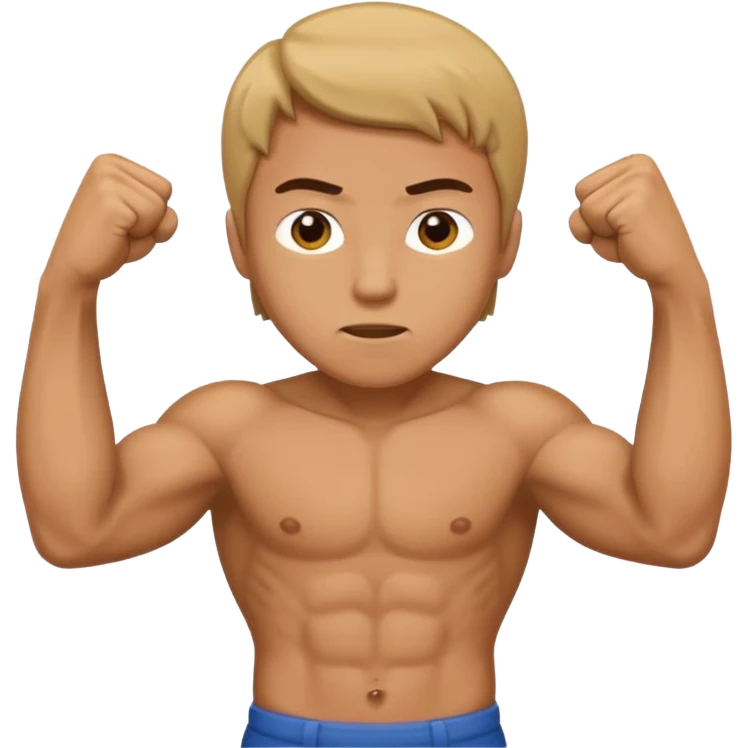 man holding a first infront of his groin emoji