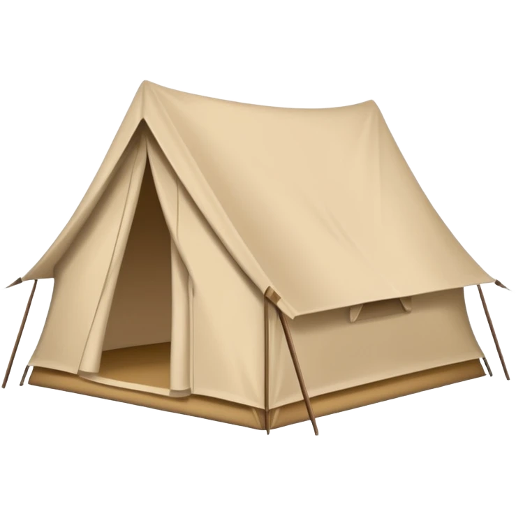 folded tent emoji