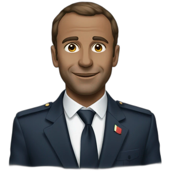 Macron africain emoji