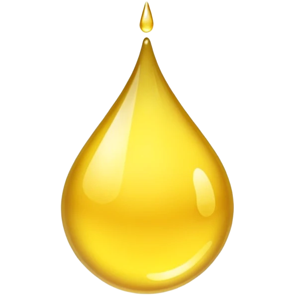 Yellow droplet emoji
