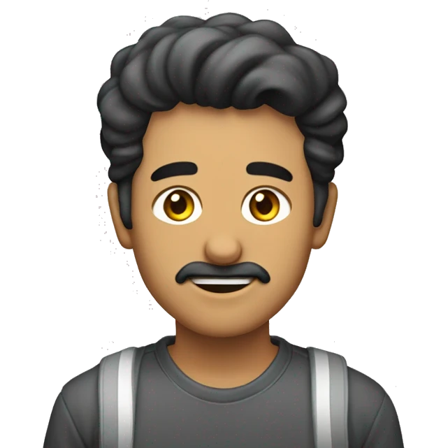 aşık olan uzun saçlı ezik erkek emoji