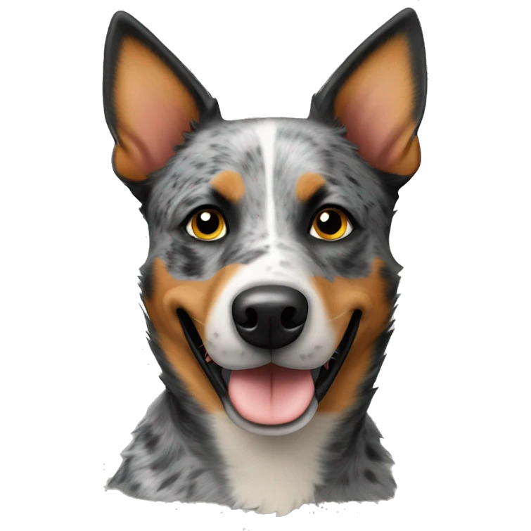 Australian cattle dog emoji