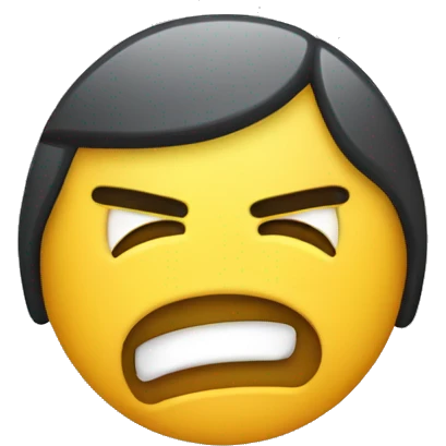 classic apple iphone brand yellow face emoji style annoyed funny gun tired circle yellow face emoji emoji