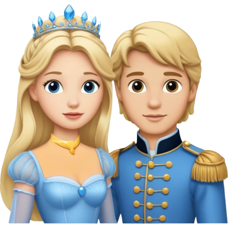 Cinderella and the Prince emoji