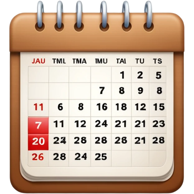 calendar emoji emoji