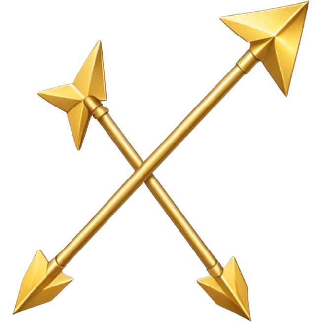 two arrows with stars emoji