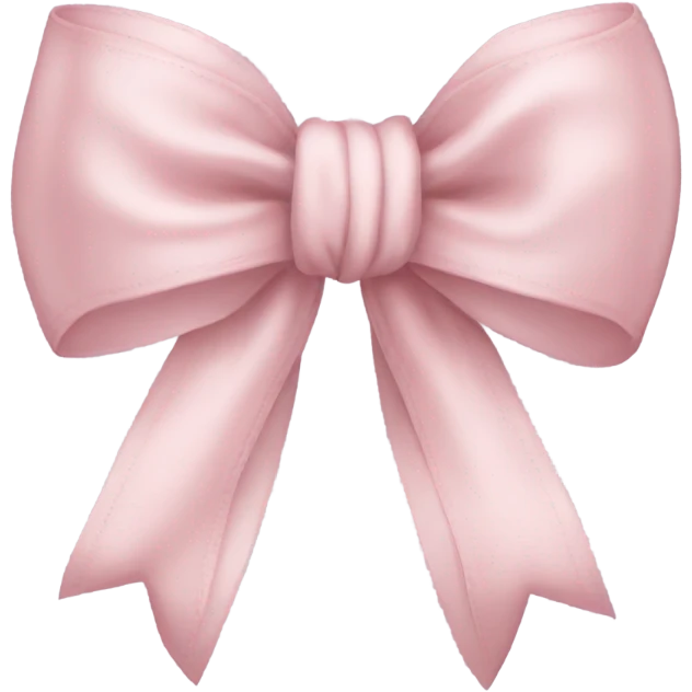 Light pink bow emoji