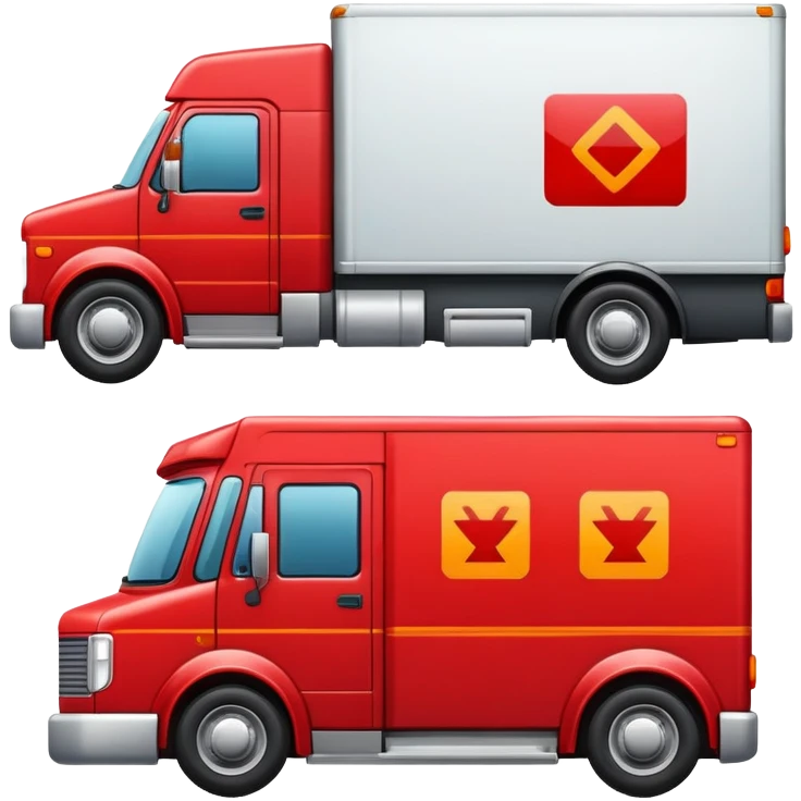 Delivery truck emoji