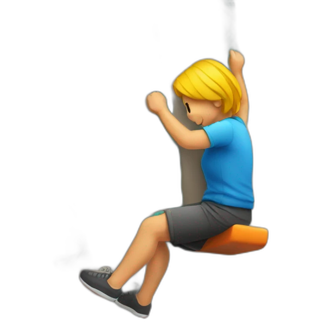 Climbinggym emoji