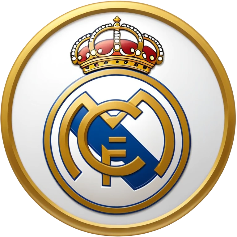 realmadrid logo in circle shape emoji