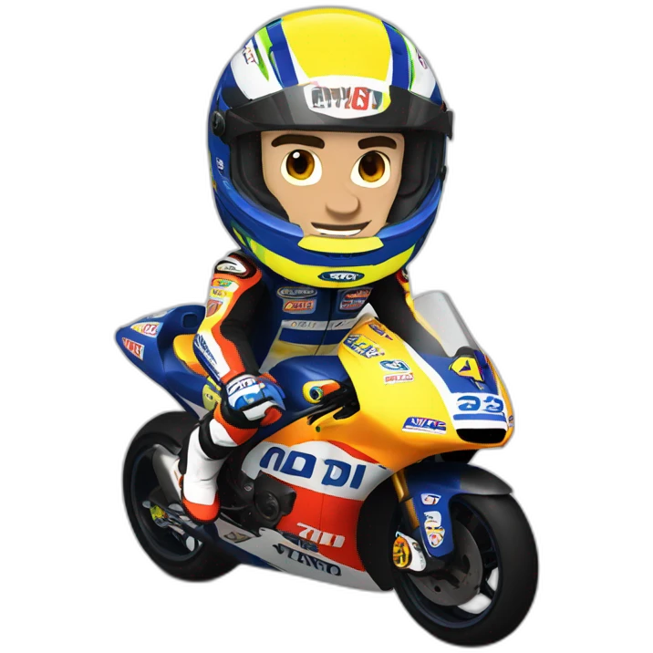 Pilote Motogp emoji