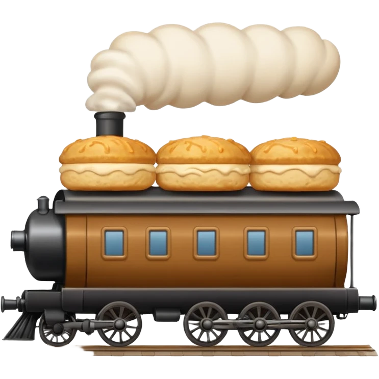 gravy train with biscuit wheels emoji
