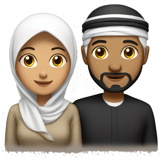 Islamic couple  emoji