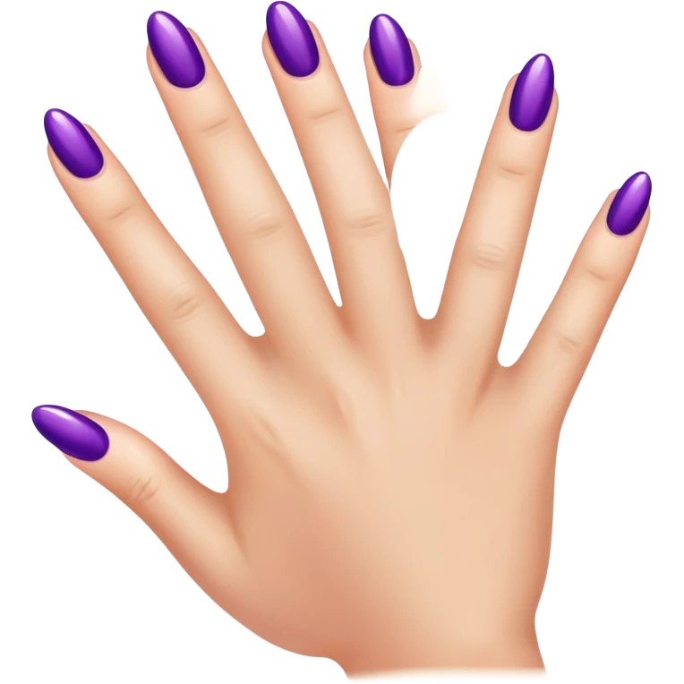 Purple nails emoji