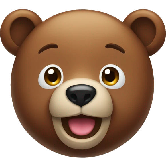 cute bear emoji