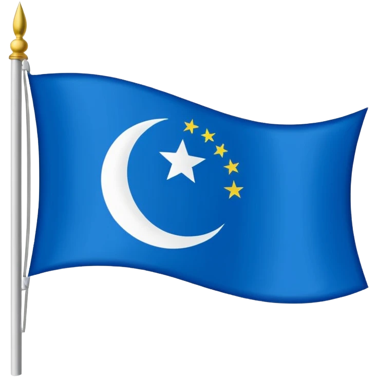 Turkstan flag emoji