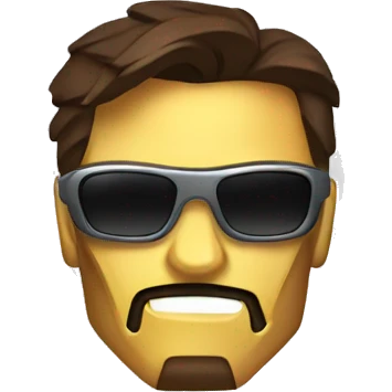 Iron man wearing sunglasses  emoji