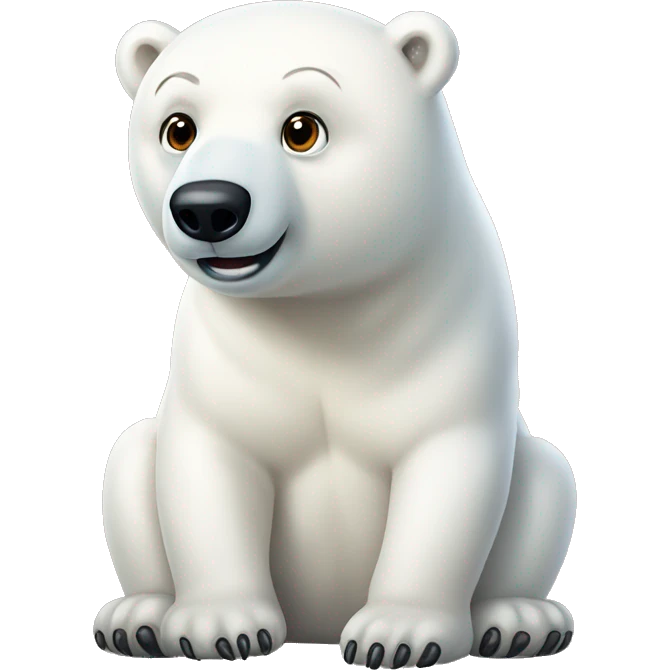 cutepolar bear emoji