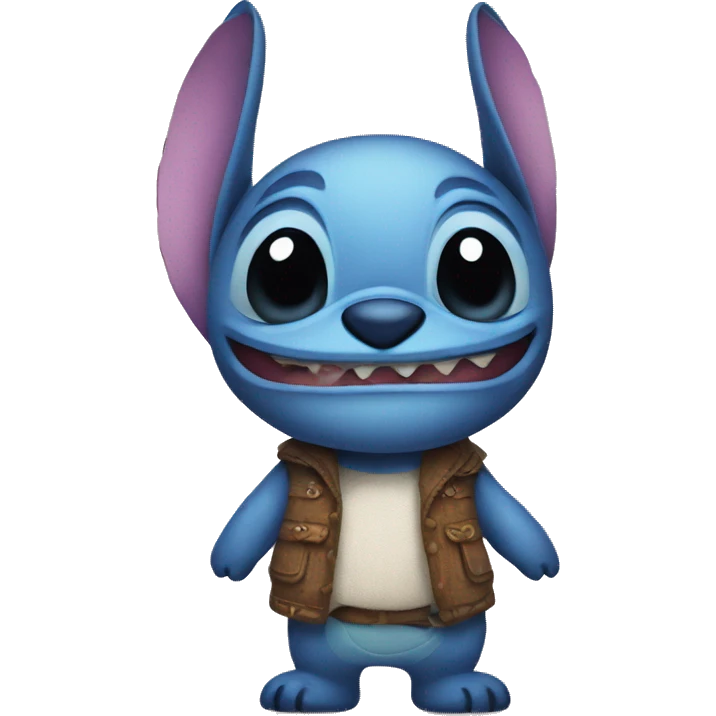 stitch in a costume emoji