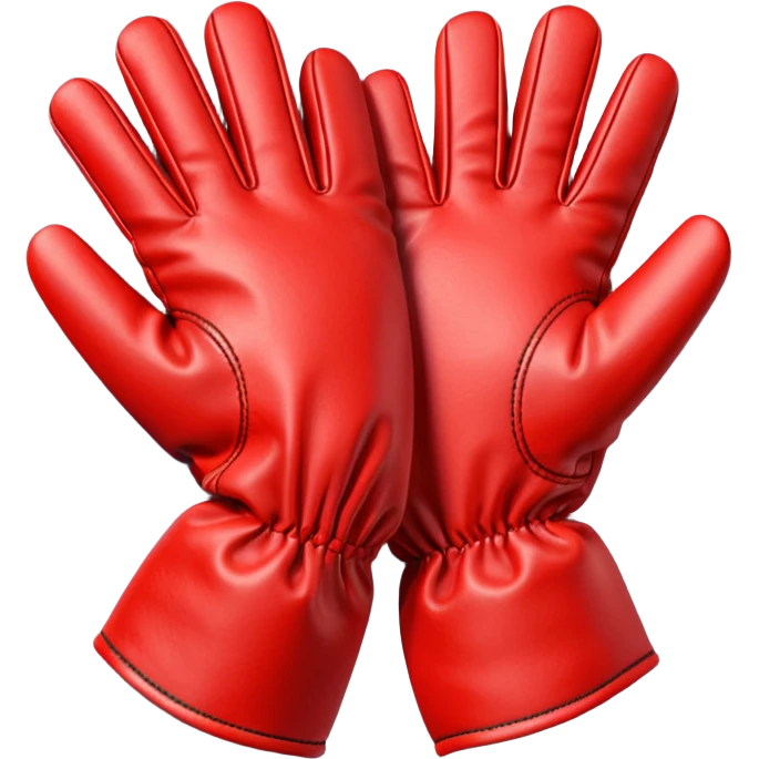 сделай красные перчатки emoji