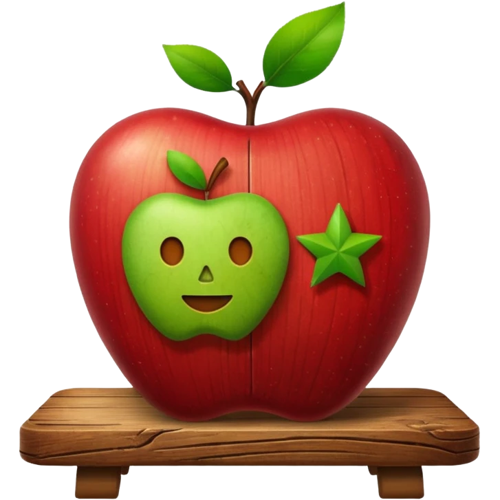 cozy home placed on a Texas-shaped base, apple emoji style, no text emoji