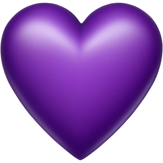 Purple heart emoji