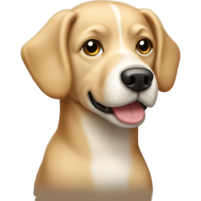 Beige dog emoji