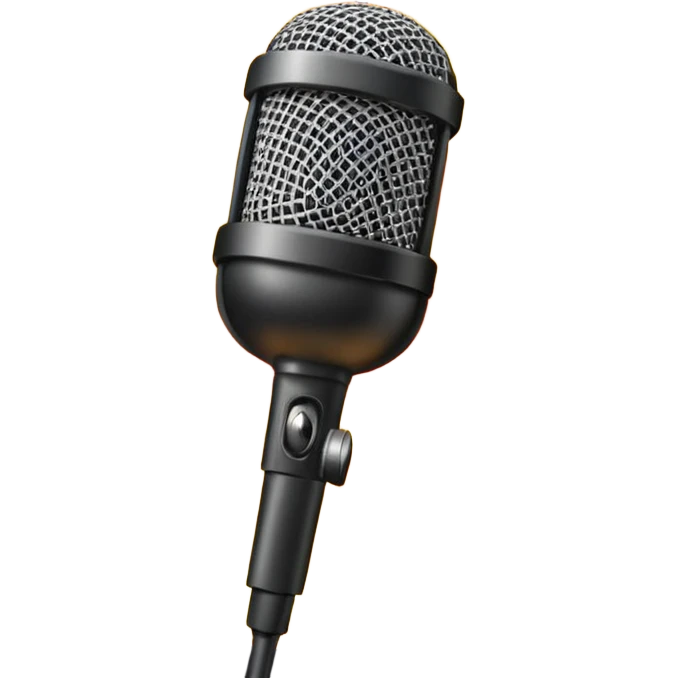 give me a microphone on fire with the text MC in front of it emoji