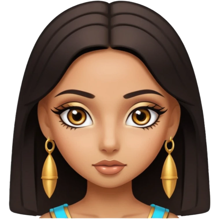 egypt culture, girly bratz baddie, beautiful eyes, eyeliner emoji