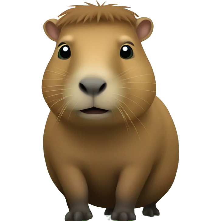 Capybara in the jungle  emoji