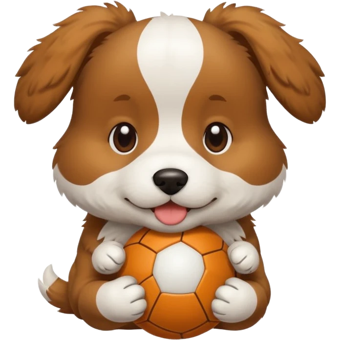 Dog with ballToy emoji