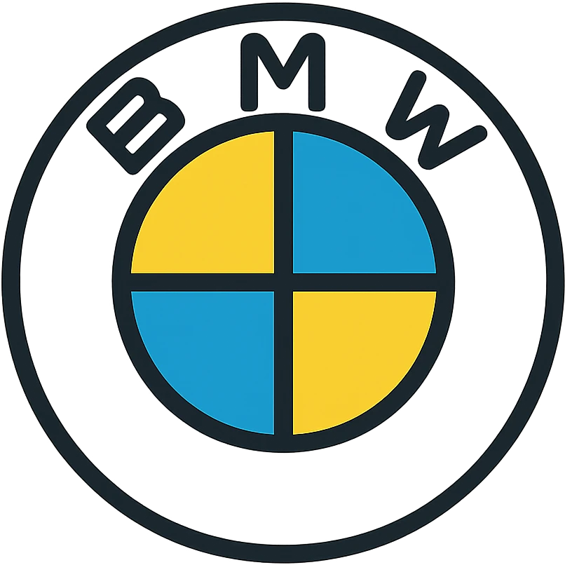 BMW logo with vibrant colors emoji