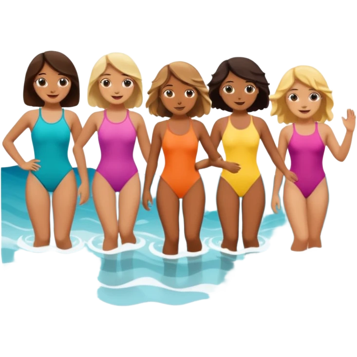 Beach, friends emoji