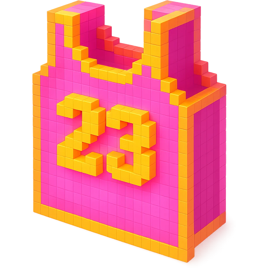 светящейся розовая баскетбольная майка с надписью "23", no background emoji