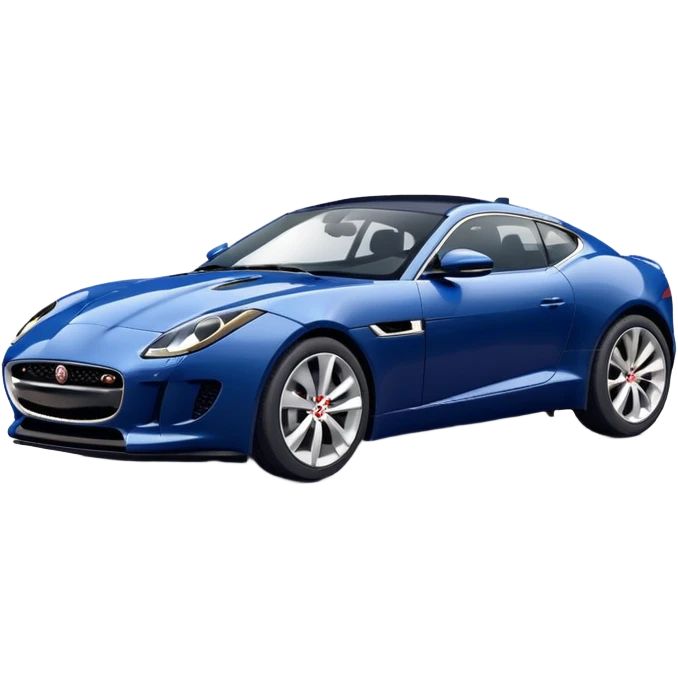 Jaguar F-Type Navy Blue Coupe emoji