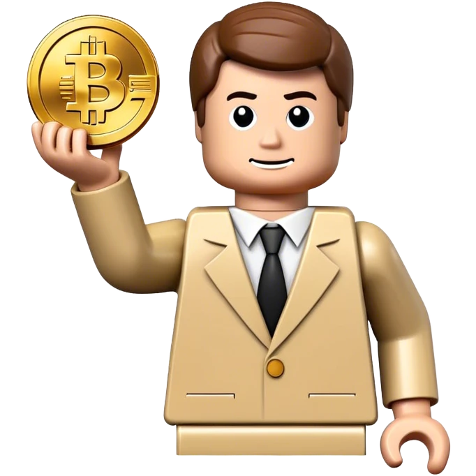 lego homme bitcoin emoji
